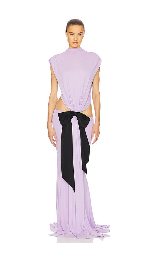 the constantina jersey dress with bow Buy Helsa The Constantina Jersey Dress With Bow (L) Online