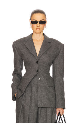 Helsa - The Tweed S Curve Blazer