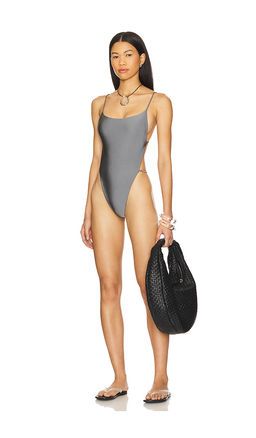 Indah - DNA.2 Skimpy Solid String Back One Piece Swimsuit