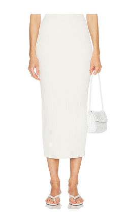 L'Academie - by Marianna Ramina Midi Knit Skirt
