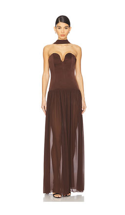 LPA - Ada Corset Maxi Dress