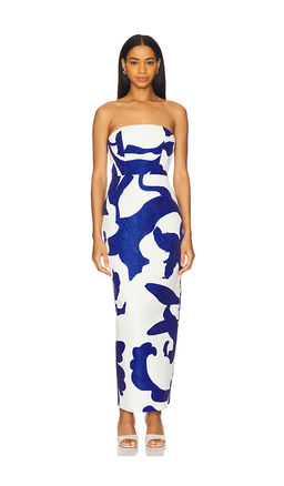 Milly - Orion Camellia Floral Jacquard Dress