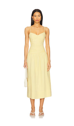 MINKPINK - Ophelia Ruched Midi Dress