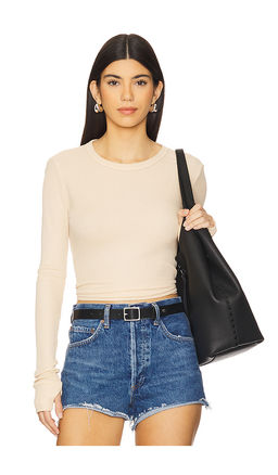 Michael Lauren - Axl Crop Fitted Top