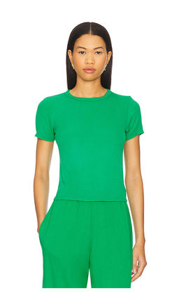 Michael Lauren - Rhea Short Sleeve Fitted Top