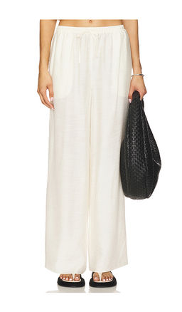onia - Textured Gauze Wide Leg Pant