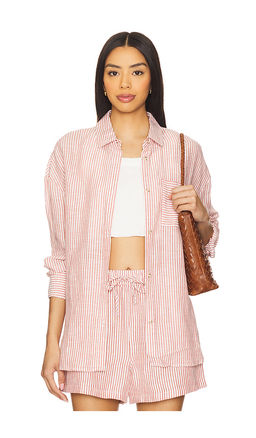 onia - Air Linen Boyfriend Shirt