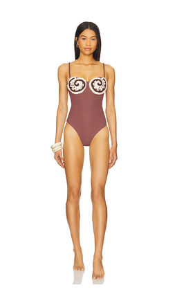 Patbo - Merian Knit Embroidered One Piece