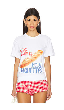 Polychrome Goods - Less Regrets More Baguettes T Shirt