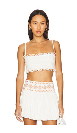 Rococo Sand - Smocking Bandeau Top