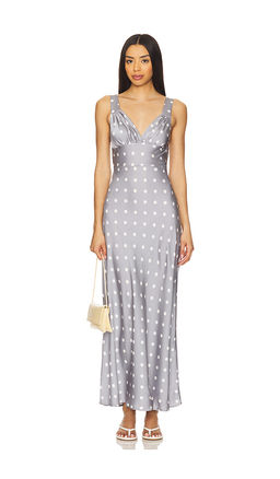 Weworewhat - Ruched Cup Slip Maxi Dress