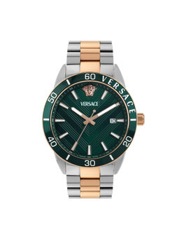 VERSACE - Men Greca Urban 43 mm Green Dial Analog Watch (VEYCA0624) (M)