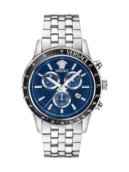 VERSACE - Men Sport 44 mm Blue Dial Chrono Watch (VEZCA0324) (M)