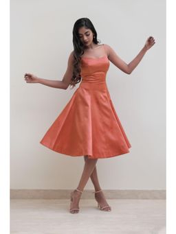 Natalia Livingston - Aurora Coral Copper Dress
