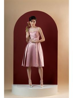 Natalia Livingston - Aurora Pink Solid Dress