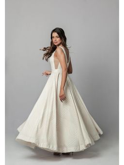 Natalia Livingston - Mia White Printed Dress