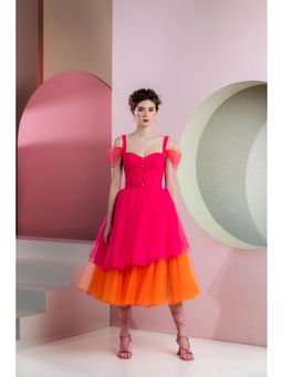 Natalia Livingston - Thea Pink Fusion Dress