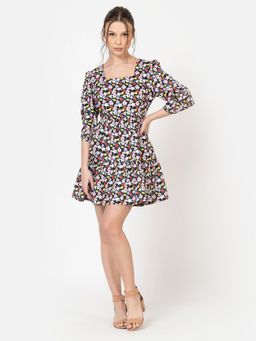 June 9 Clothing - Women's Cotton Floral A-Line Dress