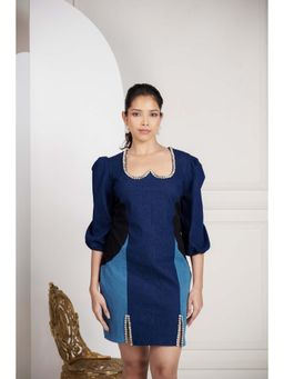 SAKSHI G CHAWLA - Blue Emma Dress