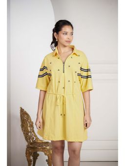 SAKSHI G CHAWLA - Yellow Nickie Dress