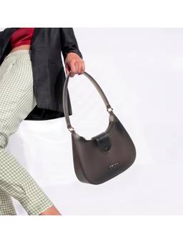 Metro - Women Black Sling Bag with Detachable Strap