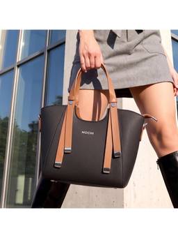 Mochi - Black Women's Handbag with Detachable Strap
