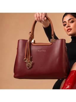 Metro - Women Maroon Casual Satchels