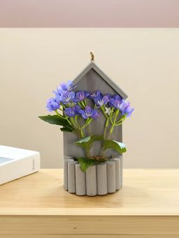 The Better Home - 24 Headed Purple Spring Hydrangea Artificial Plant