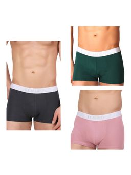 Elmiro - Mens Intimo-tech Antimicrobial Micro Modal Dynamic Trunk (Pack of 3)