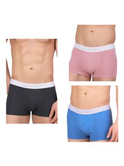 Elmiro - Mens Intimo-tech Antimicrobial Micro Modal Dynamic Trunk (Pack of 3)