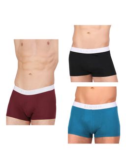 Elmiro - Mens Intimo-tech Antimicrobial Micro Modal Luxe Trunk (Pack of 3)