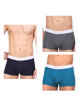 Elmiro - Mens Intimo-tech Antimicrobial Micro Modal Luxe Trunk (Pack of 3)