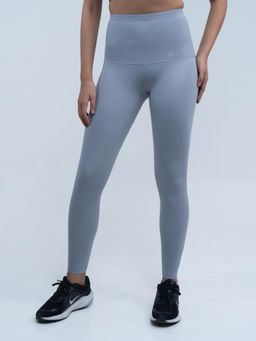 SOIE - Womens Grey Seamless High Compression Activewear Sports Leggings