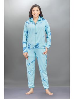 Velure - Blue Tie-Dye Cozy Track Suit (Set of 2)