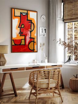 The Art House - Abstract Painting Multicolor (40X30 Inches)