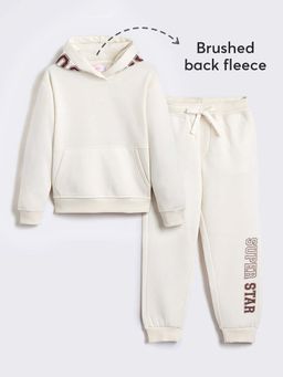 Hopscotch - 2-Piece Brushed Fleece Hooded Co-Ord Set