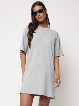 Missguided - Basic Tshirt Dress Rib