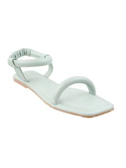 Metro - Womens Lightgreen Flat SandalsMetro Women Solid Light Green Flats