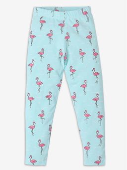 R&B - Girls Blue Printed Leggings