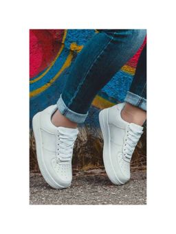 Shoetopia - Women White Casual Sneakers