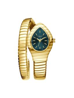 Carlton London - Women Ebrace Teal Dial Analog Watch - CL-EM-TL (M)