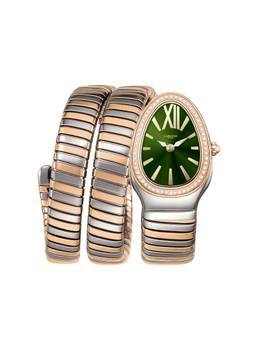 Carlton London - Women Charmer Green Dial Analog Watch - CLW-SNK-A6- DGN (M)