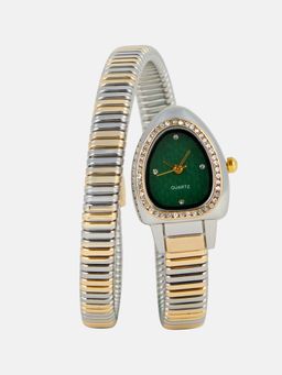 Haute Sauce - Women Bracelet Green Dial Analog Watch - HSWC1451 (M)
