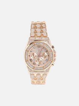 Haute Sauce - Women Wednesday Rose Gold Dial Analog Watch - HSWC1102 (M)