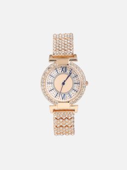 Haute Sauce - Women Bryn Gold Dial Analog Watch - HSWC1103 (M)