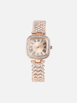 Haute Sauce - Women Melina Rose Gold Dial Analog Watch - HSWC1105 (M)