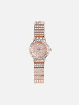 Haute Sauce - Women Leia Rose Gold Dial Analog Watch - HSWC1114 (M)