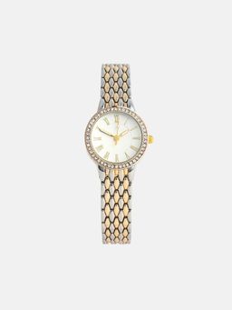 Haute Sauce - Women The Roman Venin Round White Dial Analog Watch - HSWC1180 (M)
