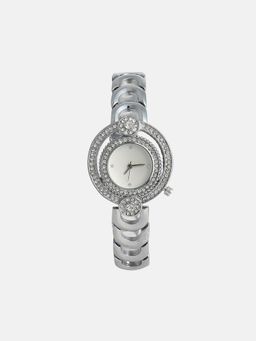 Haute Sauce - Women The Concentric Round White Dial Analog Watch - HSWC1191 (M)