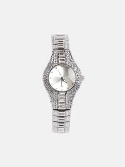 Haute Sauce - Women The Embellished Round White Dial Analog Watch - HSWC1203 (M)